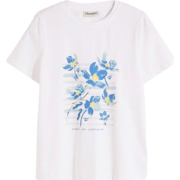 t-shirt bonprix bianco