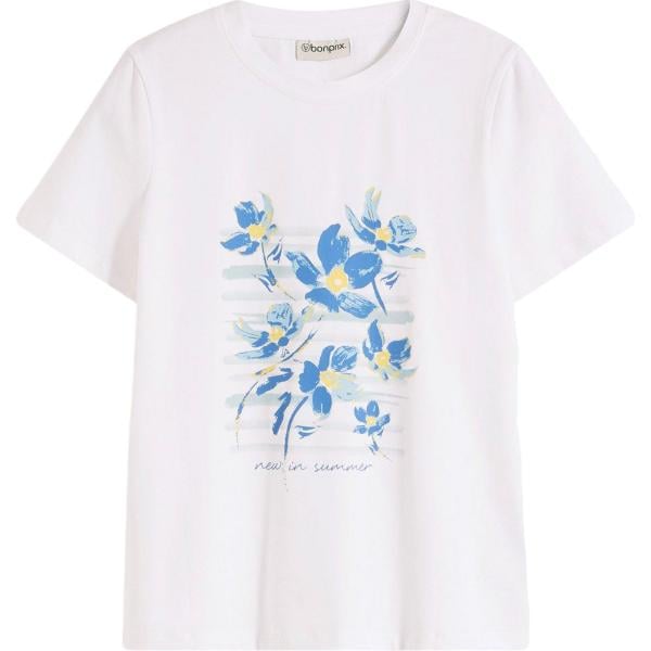 t-shirt bonprix bianco