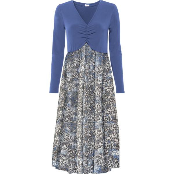 vestiti midi/longuette bonprix grigio