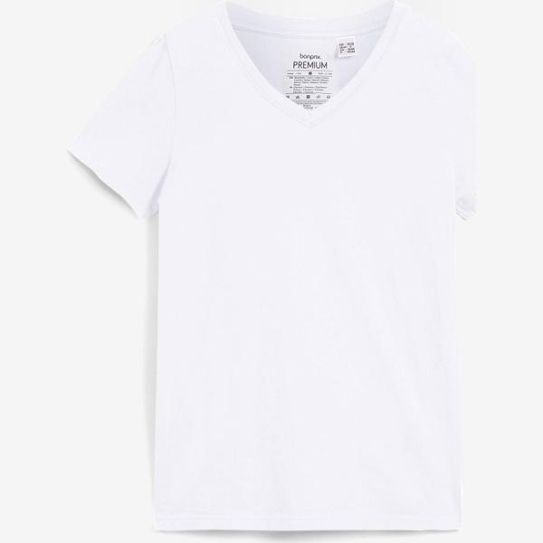 t-shirt bonprix bianco