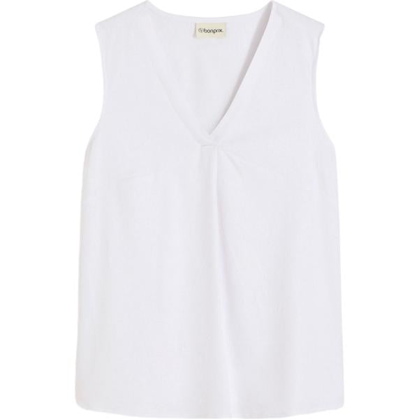 top bonprix bianco