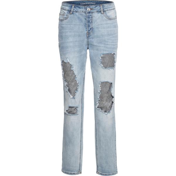 Jeans boyfriend blu Rainbow blu