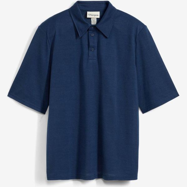 polo bonprix blu