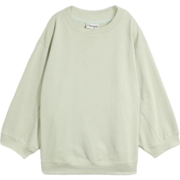 Felpa da donna oversize in bianco avorio bonprix