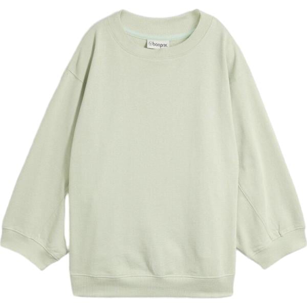 Felpa da donna oversize in bianco avorio bonprix