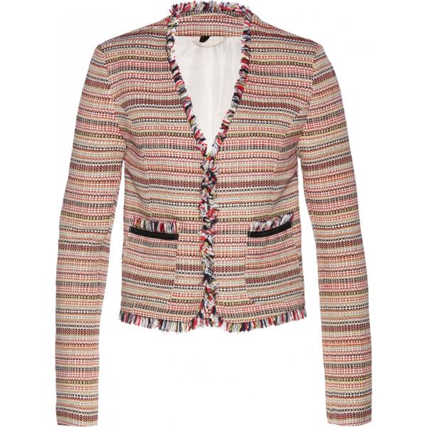 Blazer in velluto con bottoni beige Rainbow blu
