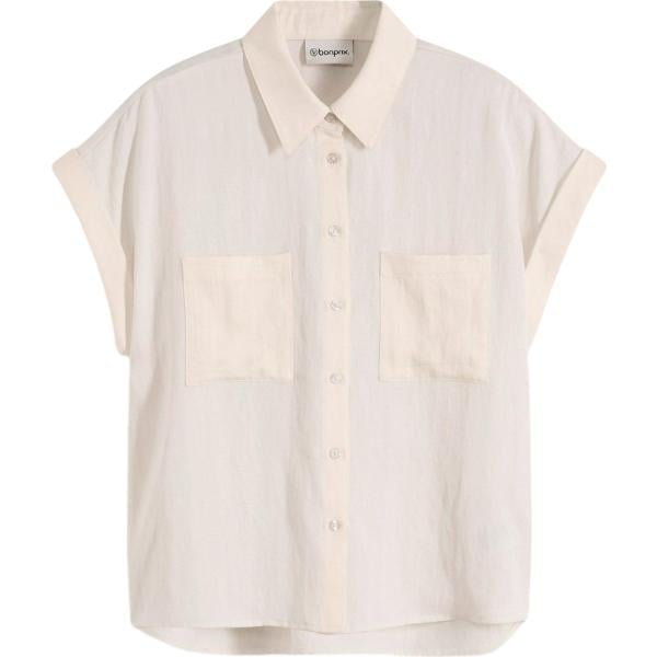 camicie bonprix bianco