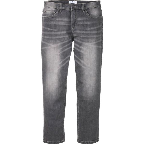 jeans dritti bonprix grigio