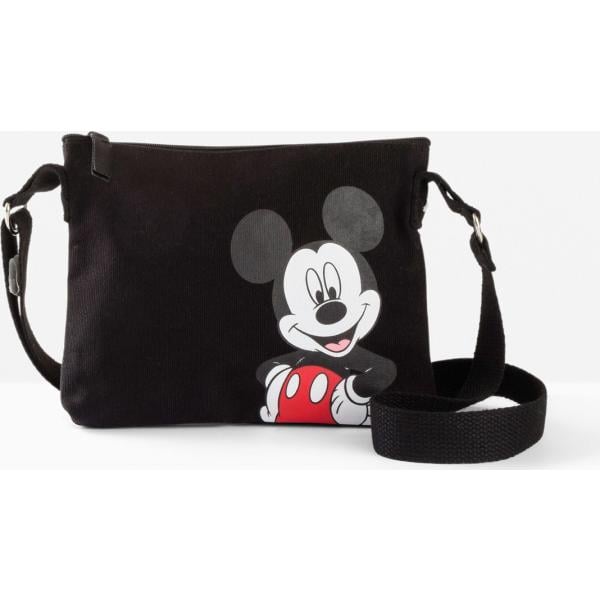borse a tracolla Disney nero con stampe