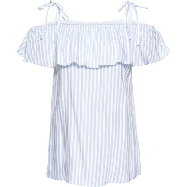 Blusa fantasia con spalle scoperte e laccetti viola Rainbow viola