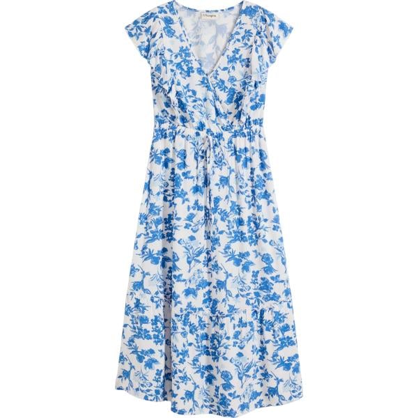 vestiti midi/longuette bonprix bianco