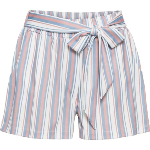 Pantalone corto con cintura a righe rosa Rainbow rosa a righe