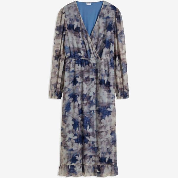 vestiti midi/longuette bonprix grigio