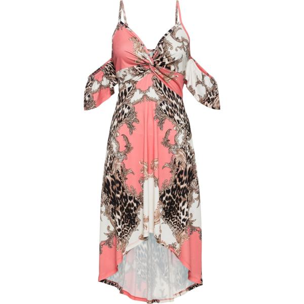 vestiti asimmetrici bonprix rosa