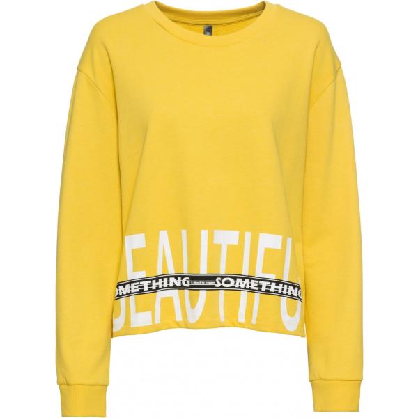 Felpa oversize giallo Rainbow giallo