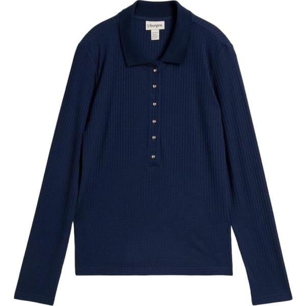 Polo da donna in blu scuro bonprix