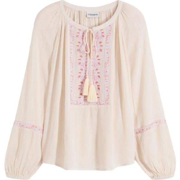 bluse bonprix rosa