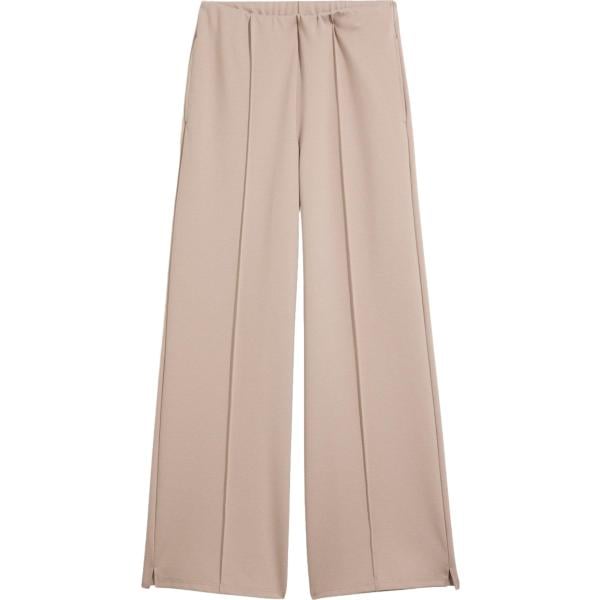Pantaloni da donna in beige sabbia in viscosa bonprix