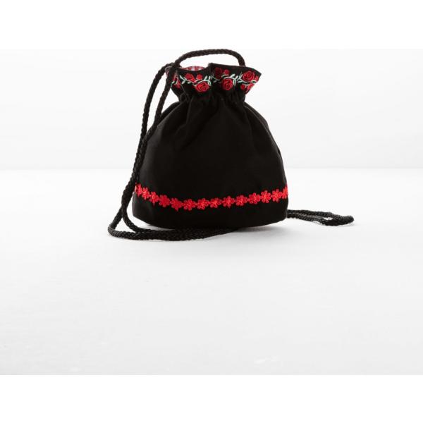 Shopping bag con coulisse nero Bpc bonprix collection