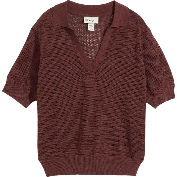 polo bonprix marrone