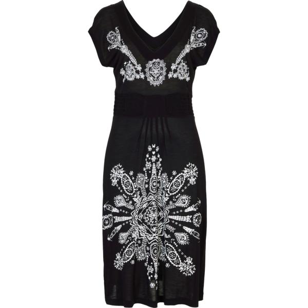 vestiti da spiaggia bonprix nero con stampe