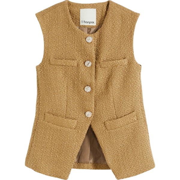 gilet bonprix marrone