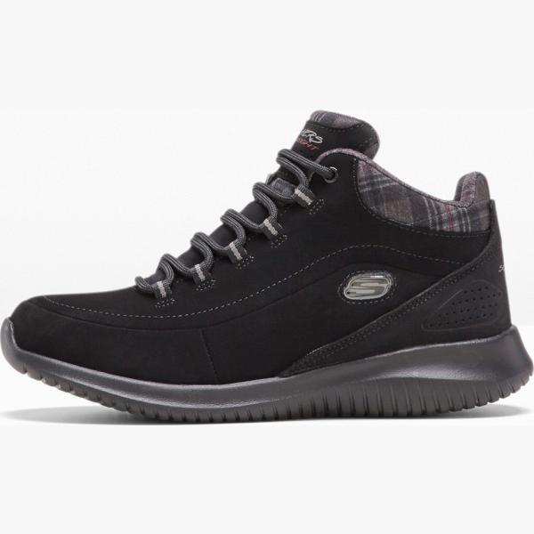 sneakers alte Skechers nero