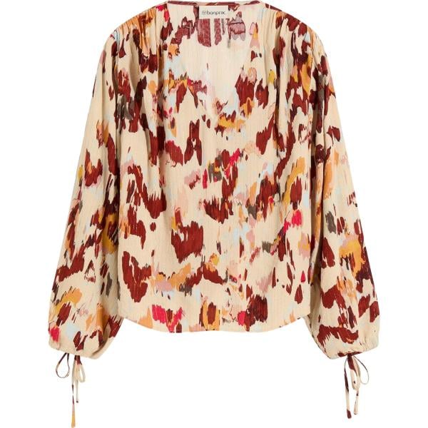 bluse bonprix marrone
