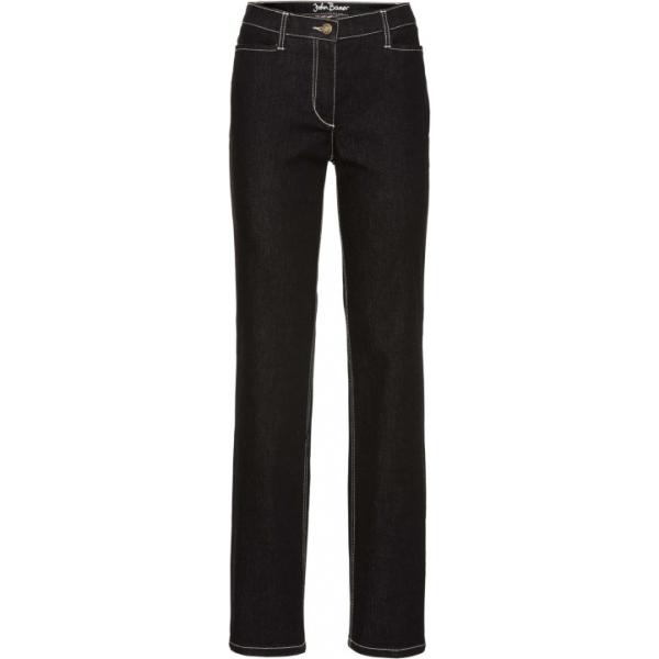 Jeans a sigaretta taglio dritto in denim elasticizzato nero John Baner JEANSWEAR nero