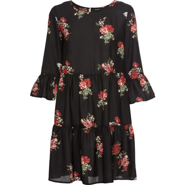 vestiti bonprix nero a fiori