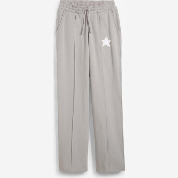 pantaloni bonprix grigio