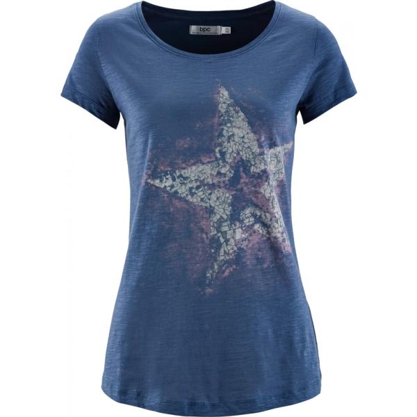 t-shirt Bpc bonprix collection blu con stampe