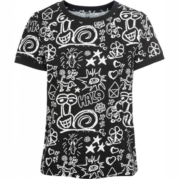 maglia bonprix nero con stampe