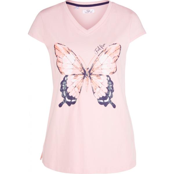 maglieria Bpc bonprix collection rosa con stampe