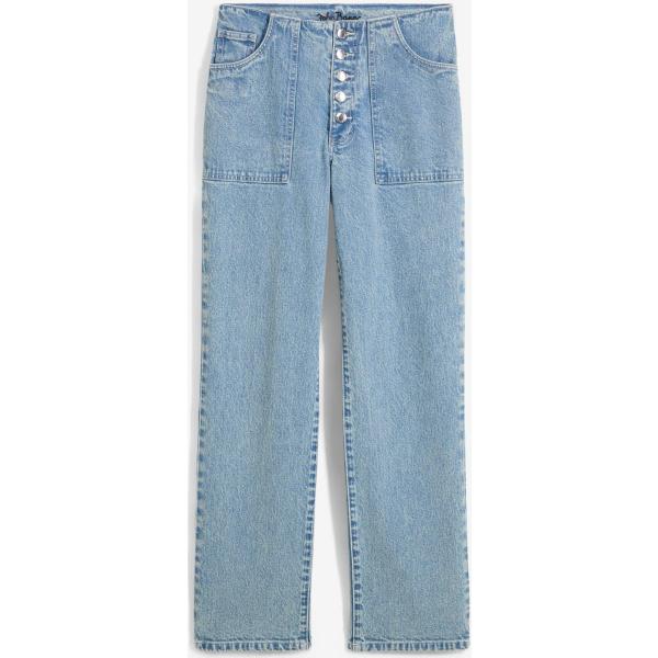 jeans dritti bonprix blu