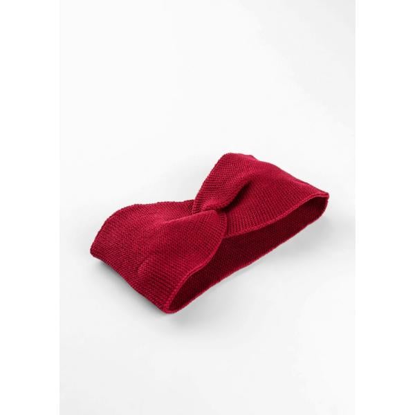 Cappello con fasce in in maglia rosso Bpc bonprix collection rosso