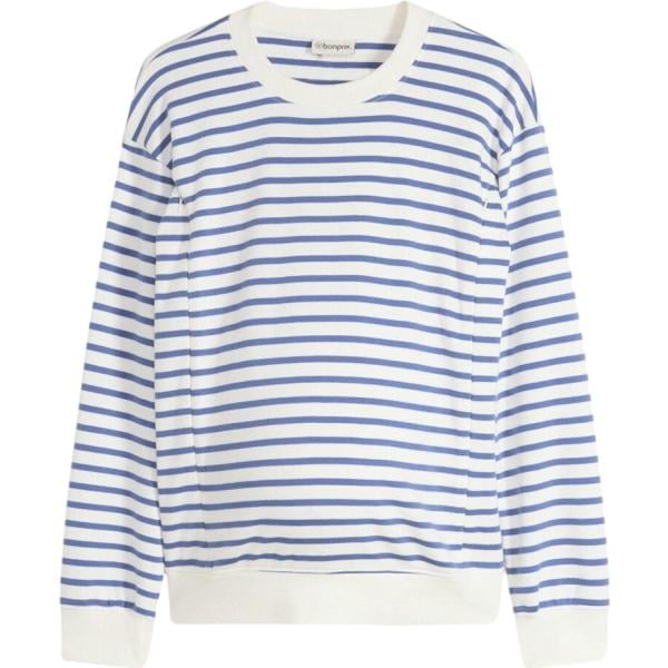 T-shirt da donna in blu scuro premaman in cotone organico bonprix