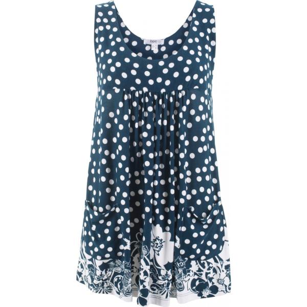 Top fantasia blu Bpc bonprix collection blu