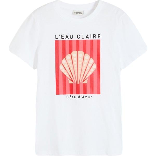t-shirt bonprix bianco