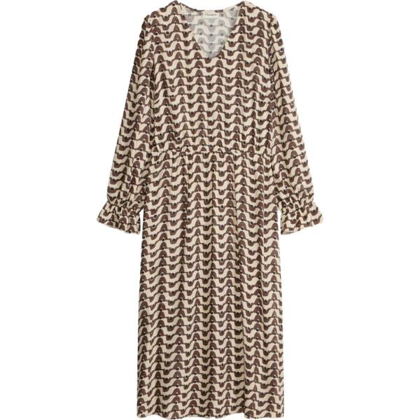 Vestito longuette/midi da donna in marrone chiaro bonprix bonprix