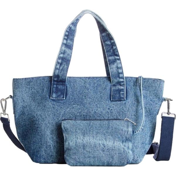 Borsa a mano da donna in azzurro bonprix