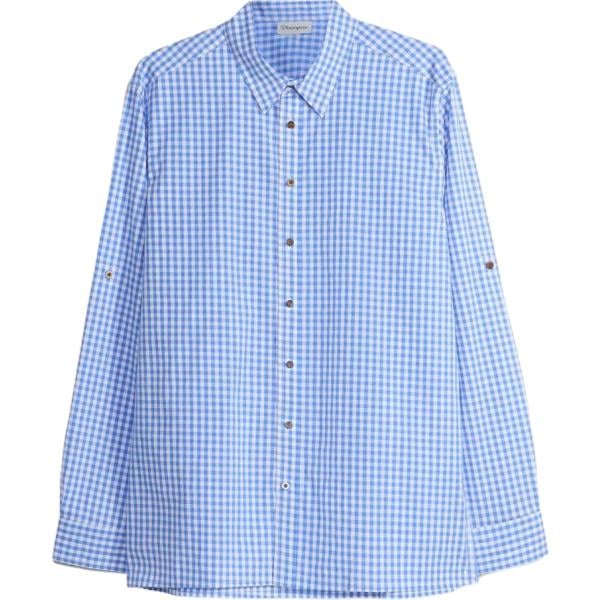 Camicia da uomo in azzurro in cotone bonprix