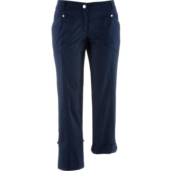 pantaloni capri bonprix blu