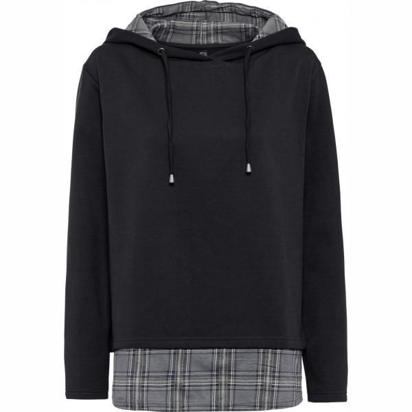felpe con cappuccio Rainbow nero