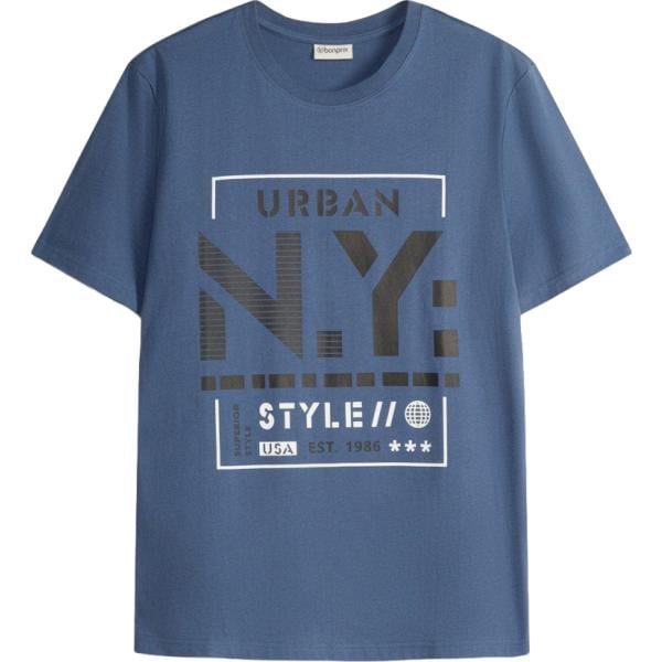 t-shirt bonprix blu