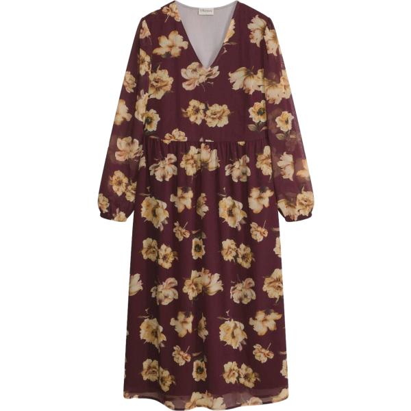 Vestito longuette/midi da donna in marrone scuro bonprix bonprix