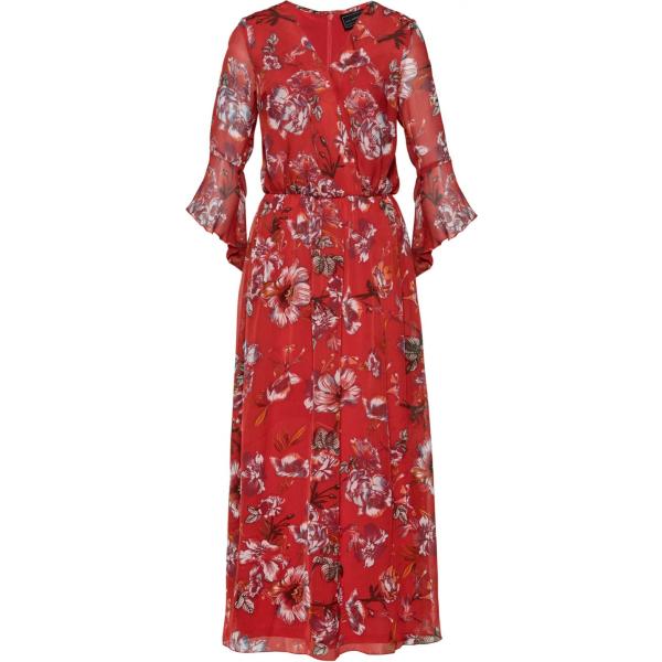 Vestito lungo chiffon rosso Bpc selection rosso