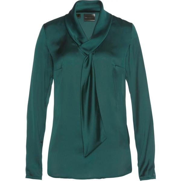 Tunica effetto satinato verde Bpc bonprix collection bianco