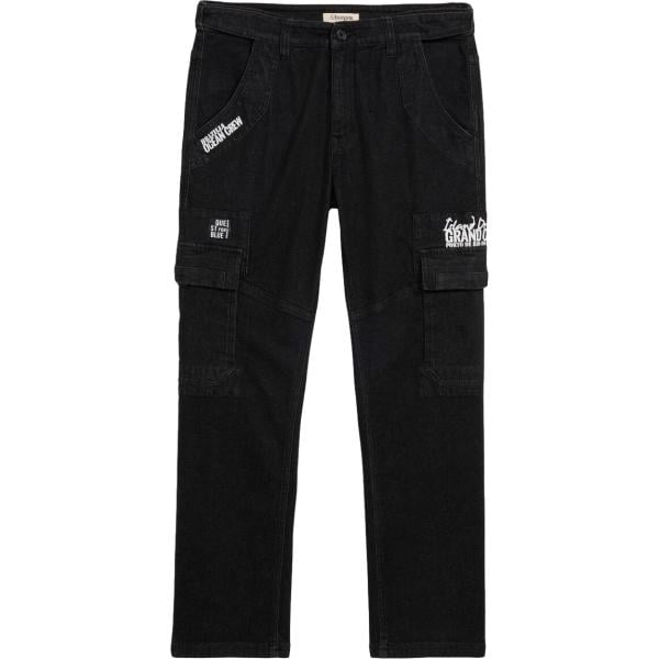 pantaloni cargo bonprix nero