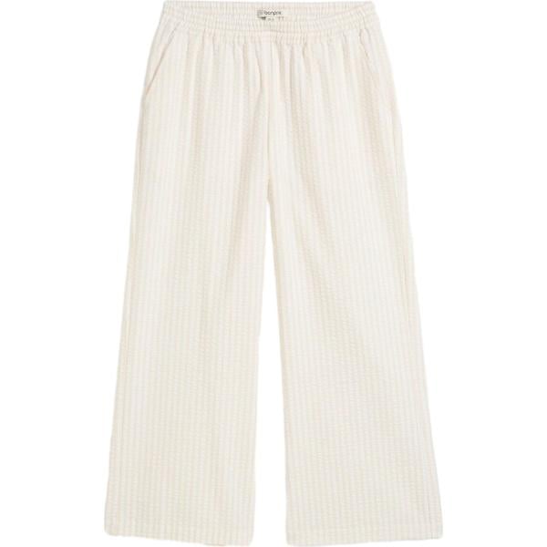 pantaloni a palazzo bonprix bianco
